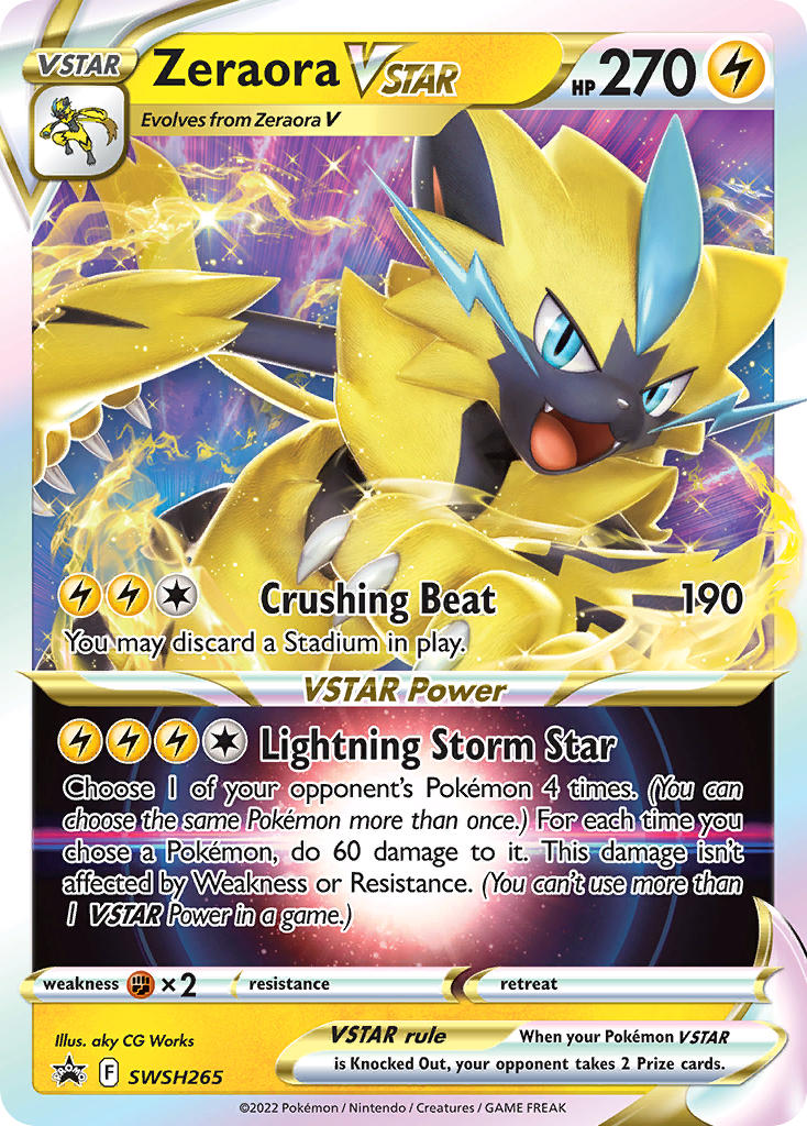 Zeraora VSTAR - SWSH Black Star Promos (Promo) [SWSH-265] English / Excellent / Normal