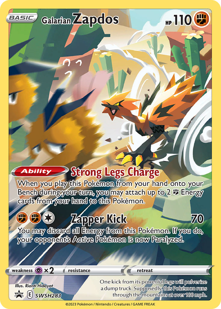Galarian Zapdos⁣ - SWSH Black Star Promos⁣ (Promo)⁣ [283] English / Near Mint / Normal