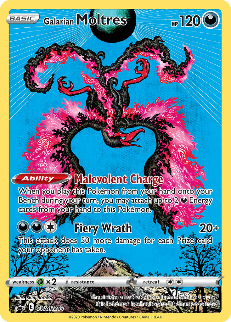 Galarian Moltres⁣ - SWSH Black Star Promos⁣ (Promo)⁣ [284] English / Near Mint / Normal