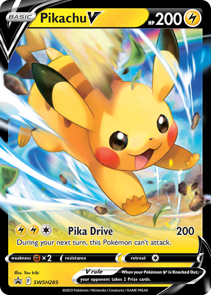 Pikachu V⁣ - SWSH Black Star Promos⁣ (Promo)⁣ [285] English / Light Played / Normal