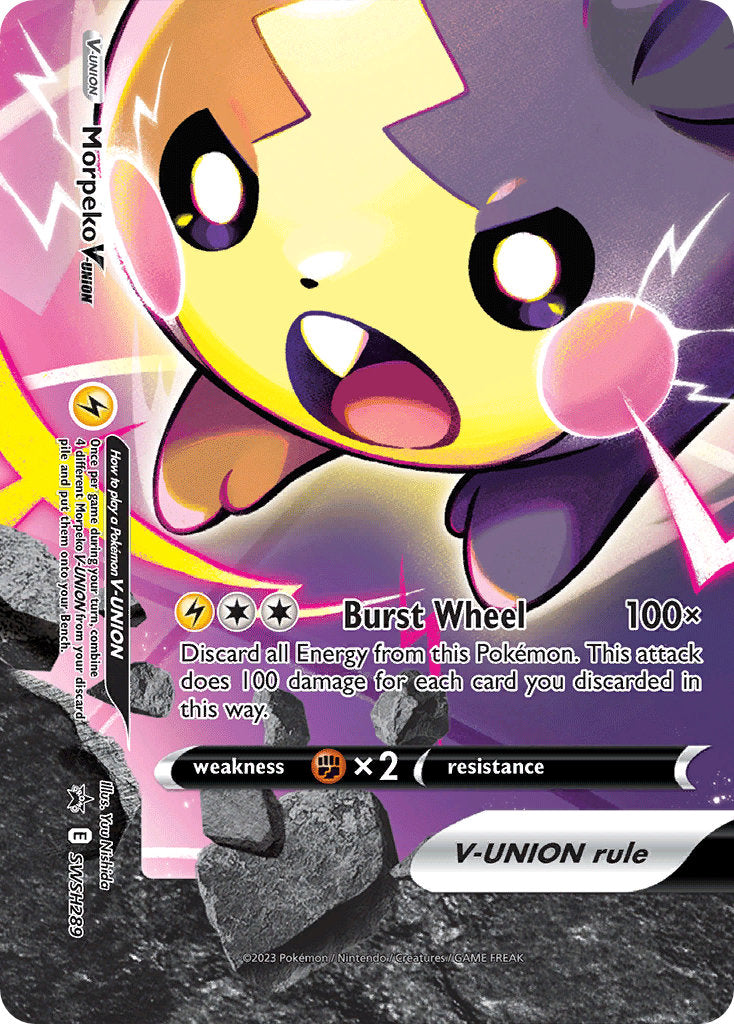 Morpeko V-UNION⁣ - SWSH Black Star Promos⁣ (Promo)⁣ [289] English / Near Mint / Normal