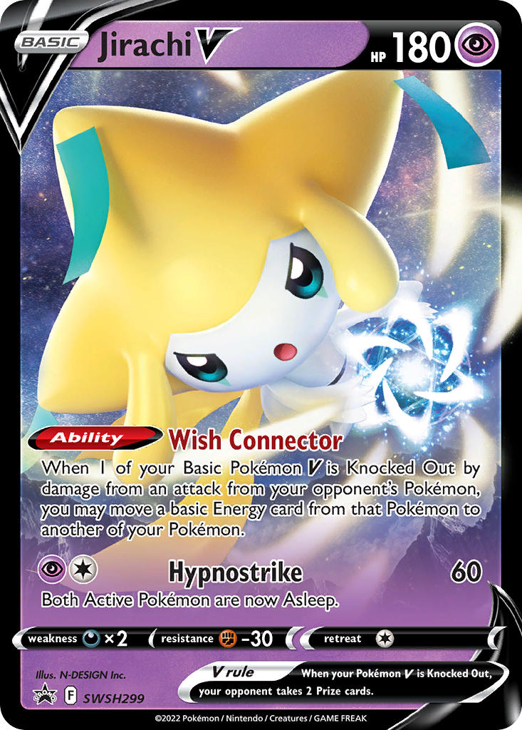 Jirachi V - SWSH Black Star Promos (Promo) [SWSH-299] English / Near Mint / Normal