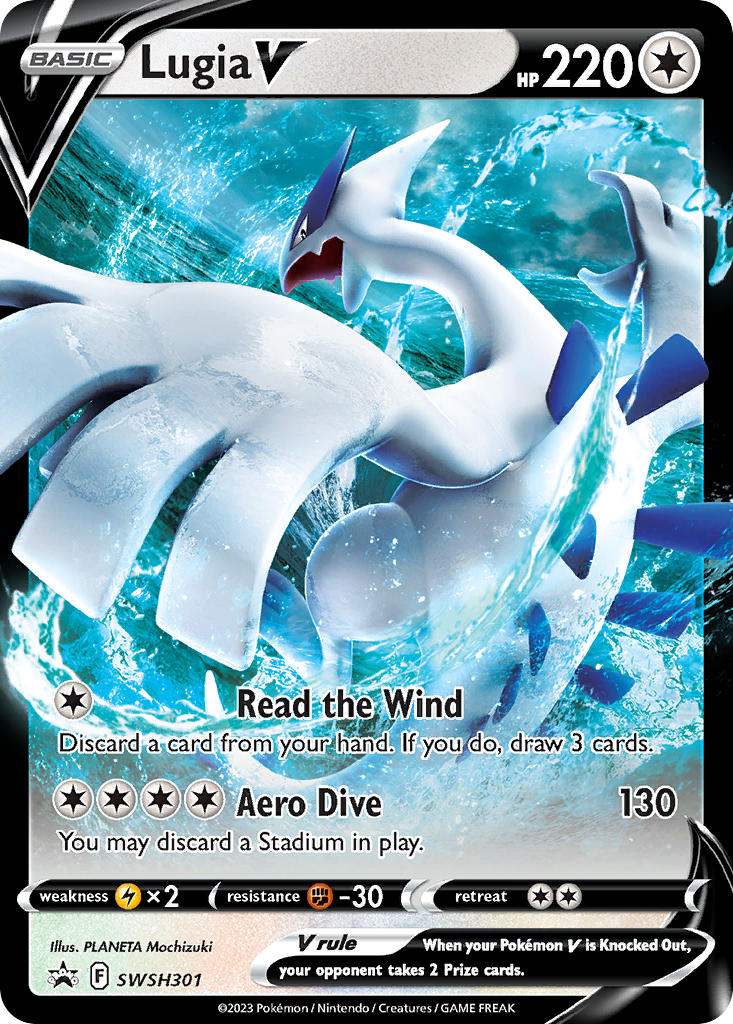 Lugia V⁣ - SWSH Black Star Promos⁣ (Promo)⁣ [301] English / Played / Normal