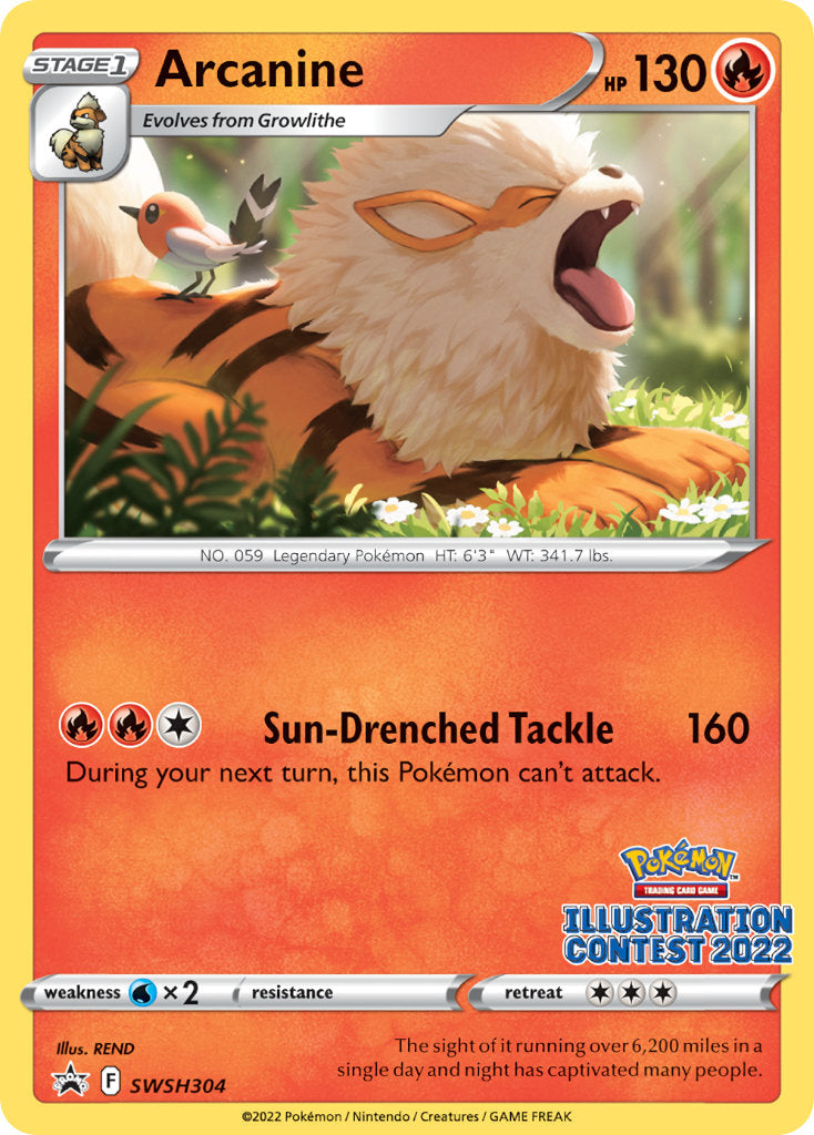 Arcanine - SWSH Black Star Promos (Promo) [SWSH-304] English / Near Mint / Normal