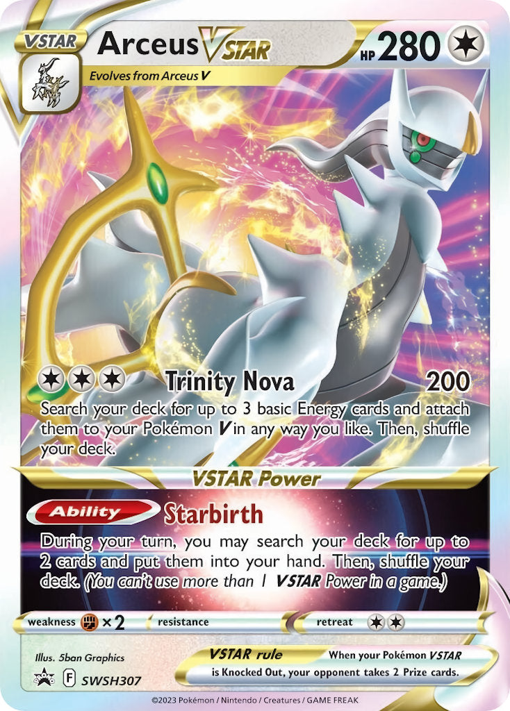 Arceus VSTAR - SWSH Black Star Promos (Promo) [SWSH-307] English / Near Mint / Normal