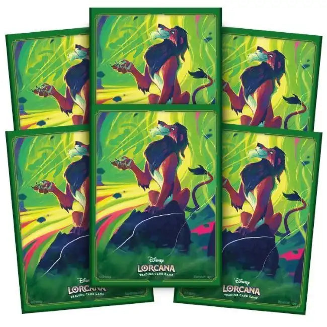 Disney Lorcana TCG: Card Sleeves - Scar (65 stk.) Tilbehør
