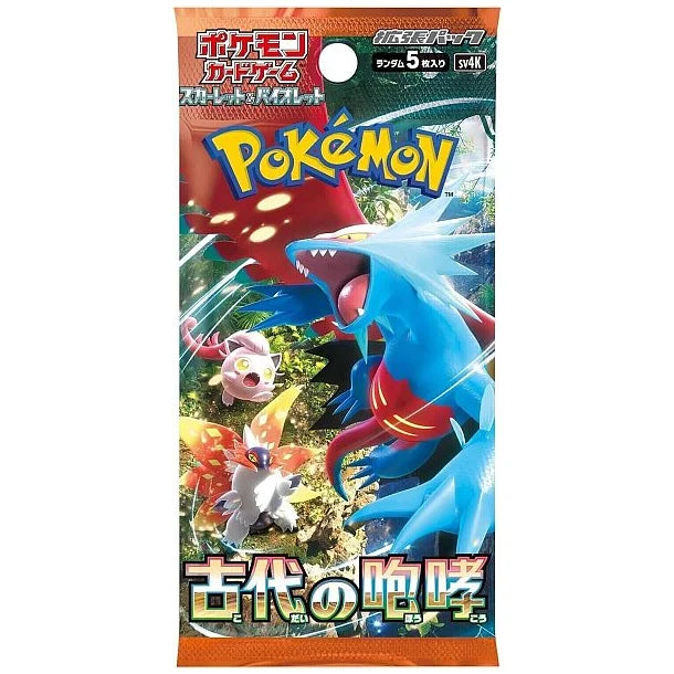 Pokémon TCG: SV4K "Ancient Roar" Booster Pack (Japansk)