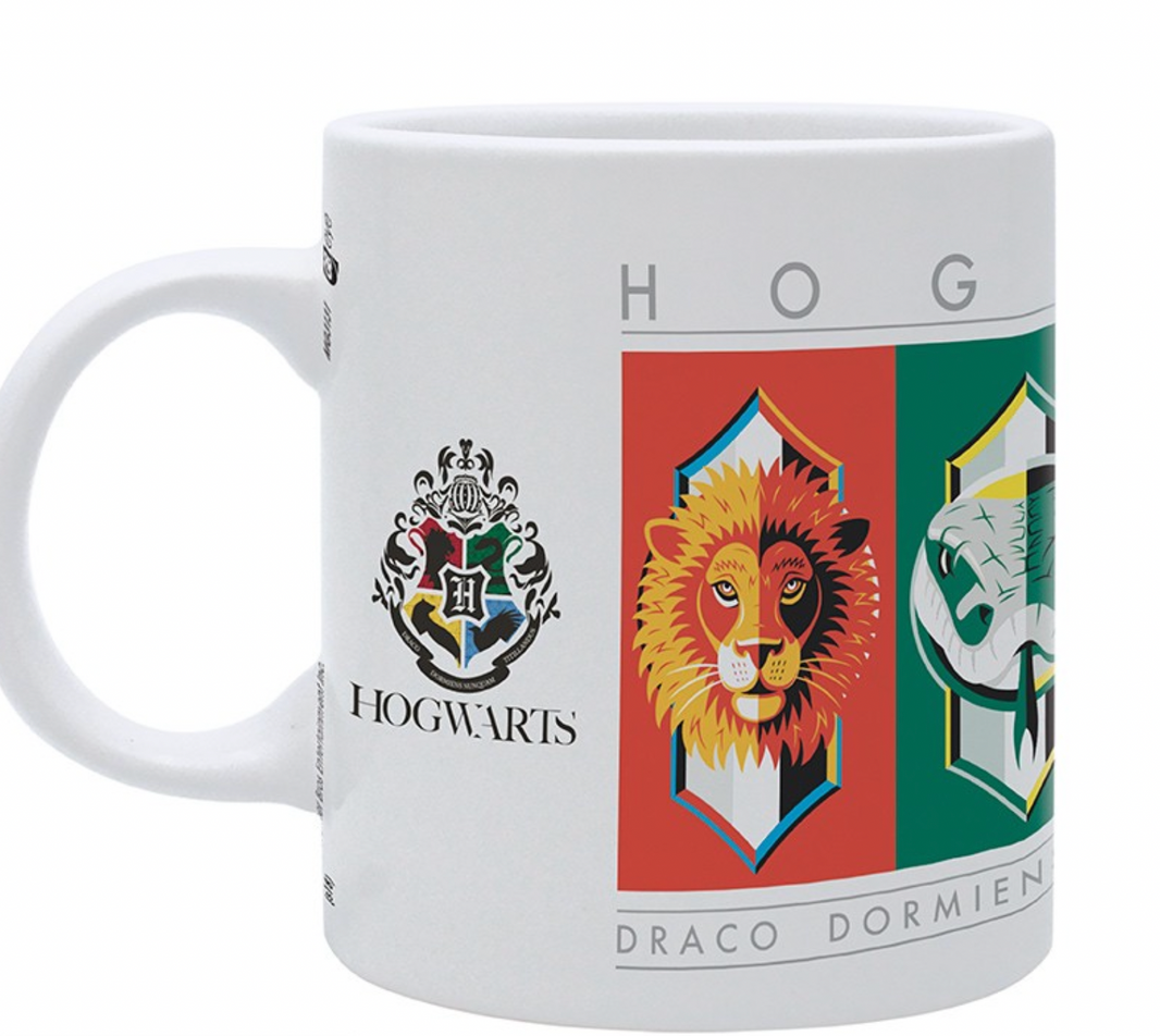 Harry Potter Mug 320ml House Crests Simple Tilbehør