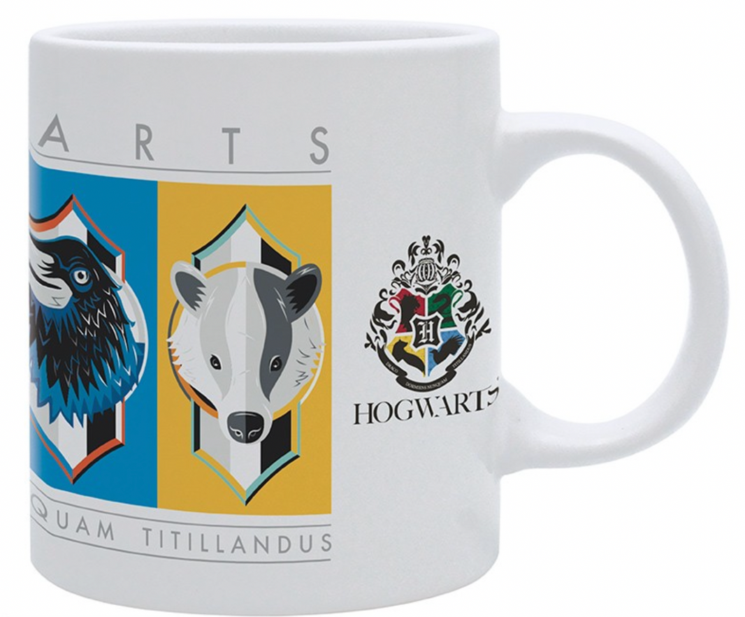 Harry Potter Mug 320ml House Crests Simple Tilbehør