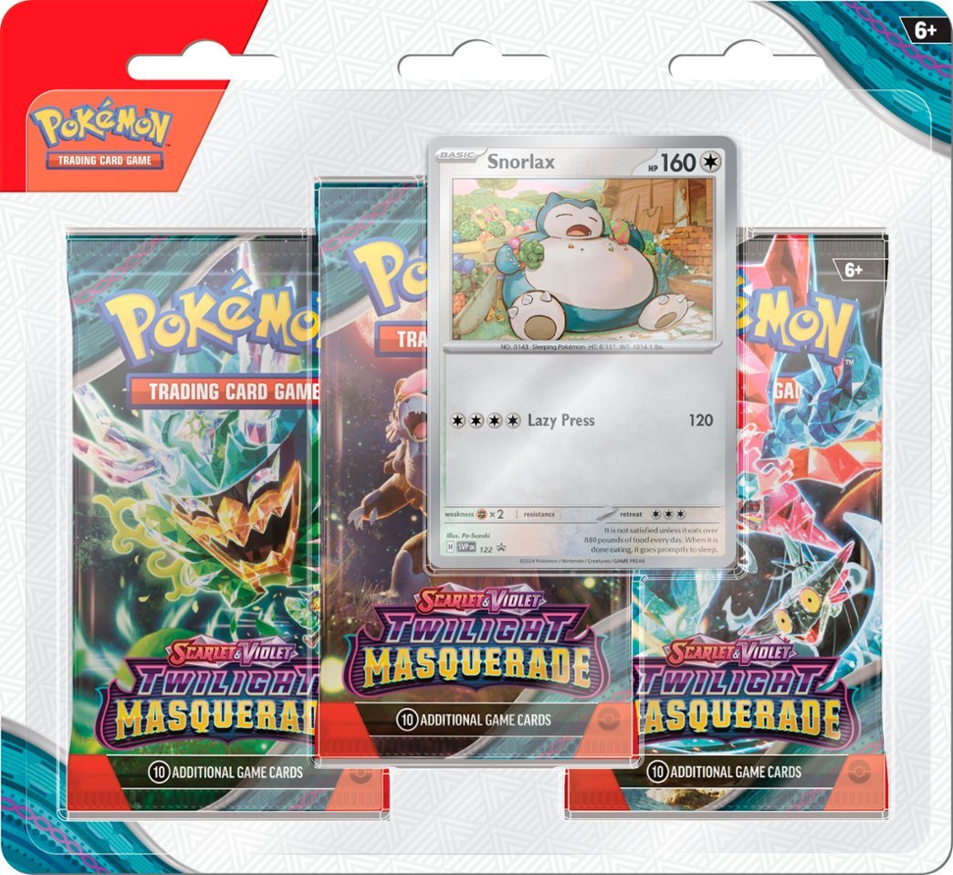 Pokémon TCG: Scarlet & Violet: Twilight Masquerade - 3-Pack Blister Pack