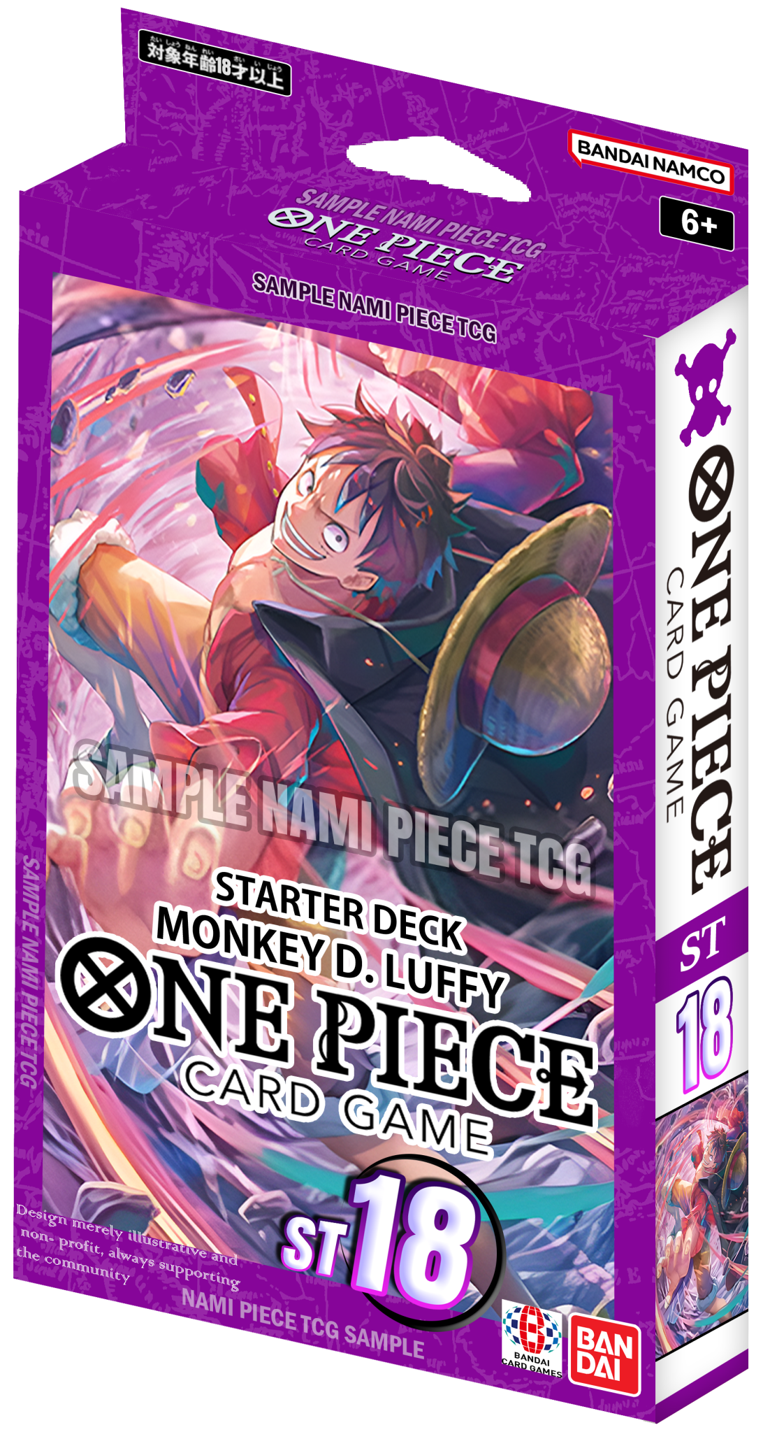 One Piece Card Game: Starter Deck - ST18 - Monkey D. Luffy