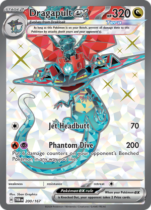 Dragapult ex - Full Art - 200/167