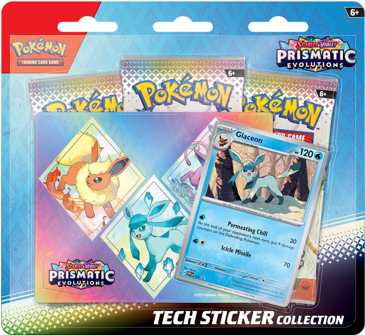 Pokémon TCG: Scarlet & Violet: Prismatic Evolutions - Tech Sticker Collection Kortspil