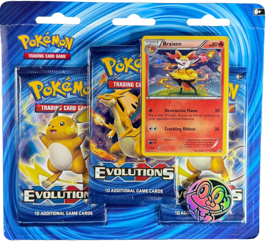 Pokémon TCG: XY: Evolutions - 3-Pack Blister Pack