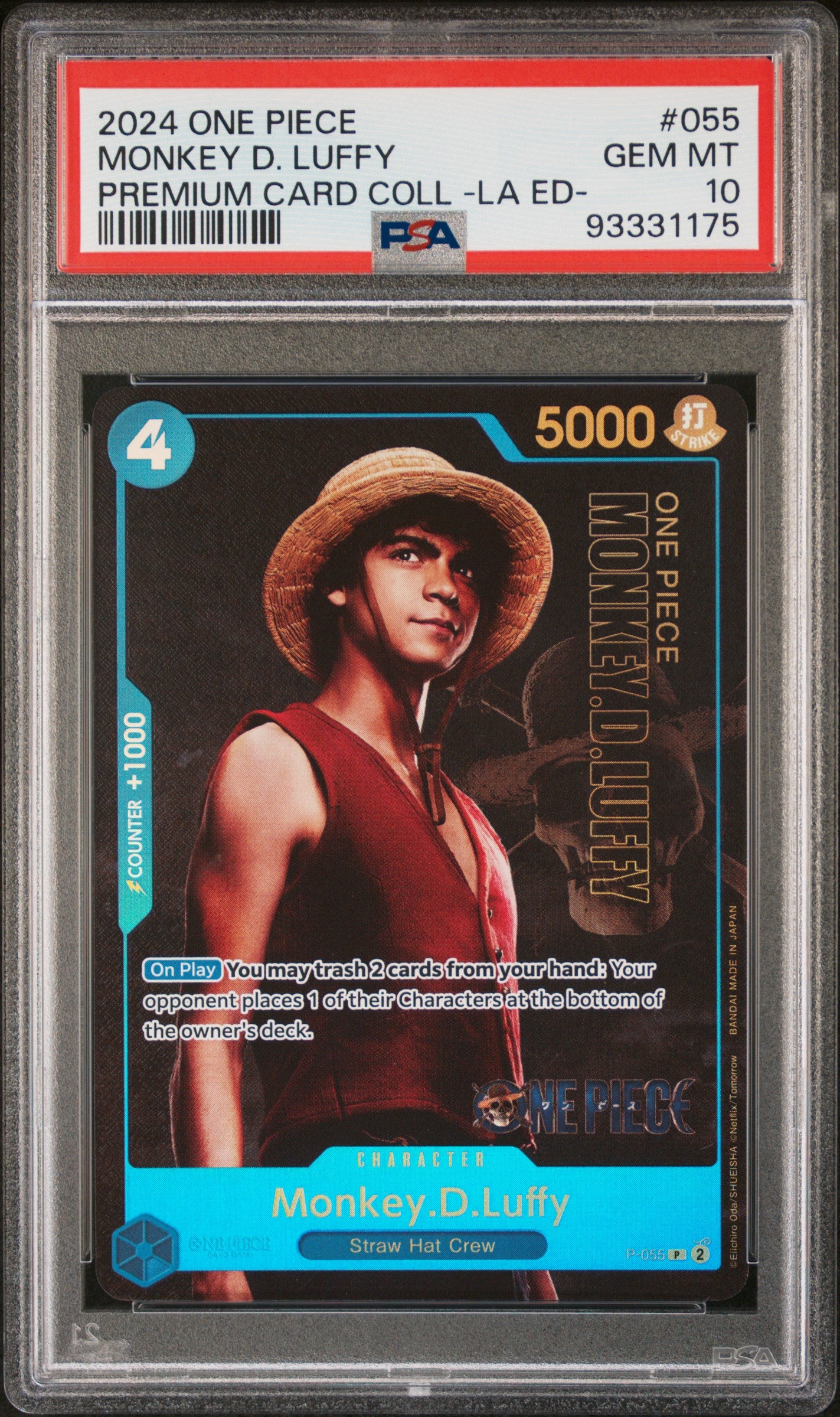 Monkey.D.Luffy (P-055) (V.2) - Promos (Promo) [P-055]