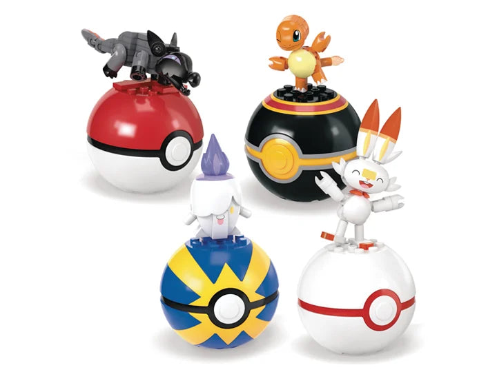 Mega Construx: Pokémon - Fire-Type Trainer Team - Construction Set