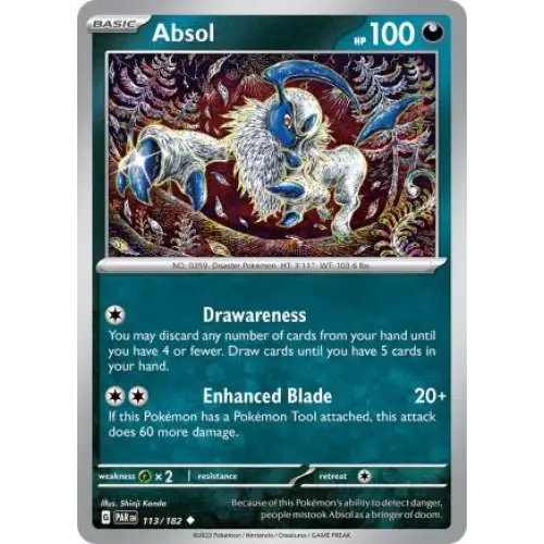 Absol - 113/182 - Enkeltkort