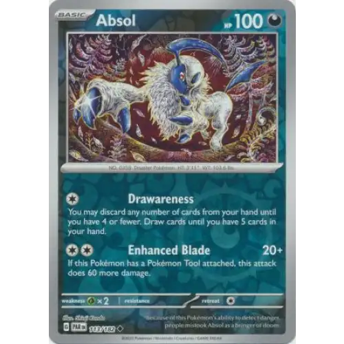 Absol - Reverse - 113/182 - Enkeltkort