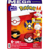 Mega Construx: Pokémon - Fire-Type Trainer Team - Construction Set