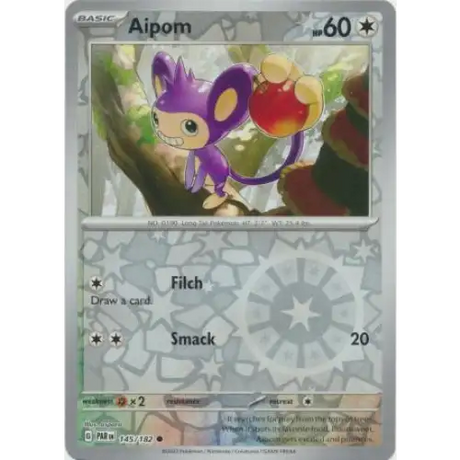 Aipom - Reverse - 145/182 - Enkeltkort