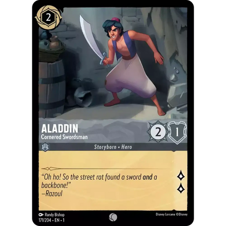 Aladdin - Cornered Swordsman (Common) - 171/204 - Disney