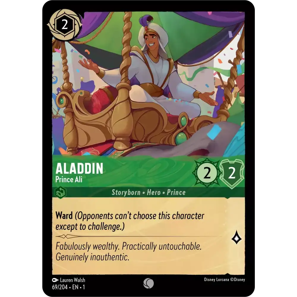 Aladdin - Prince Ali (Common) - 69/204 - Disney Lorcana