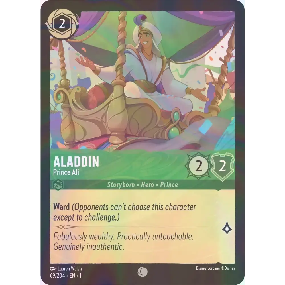 Aladdin - Prince Ali - Foil (Common) - 69/204 - Disney