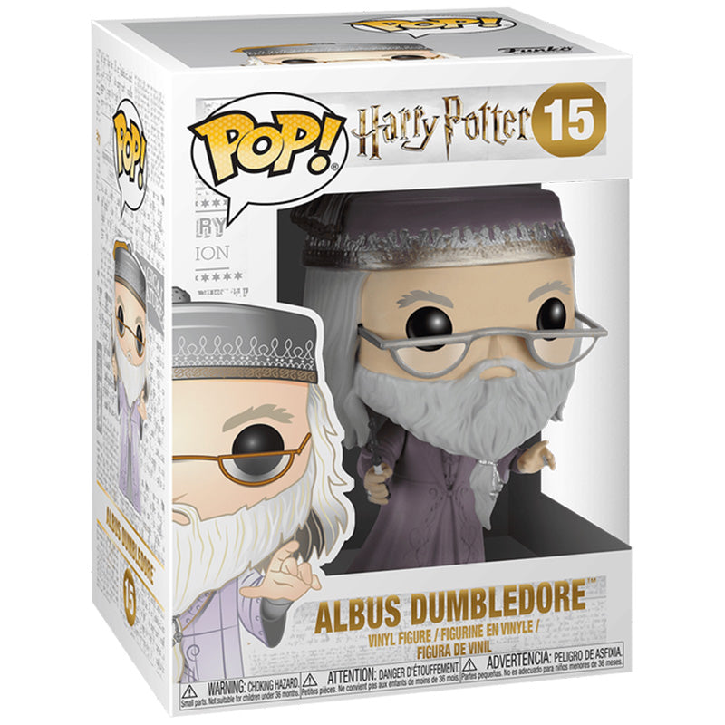Funko POP! Harry Potter Albus Dumbledore with Wand #15 Figur