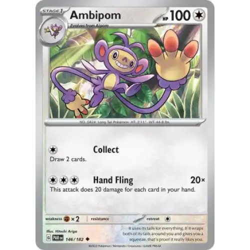 Ambipom - 146/182 - Enkeltkort