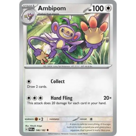 Ambipom - 146/182 - Enkeltkort