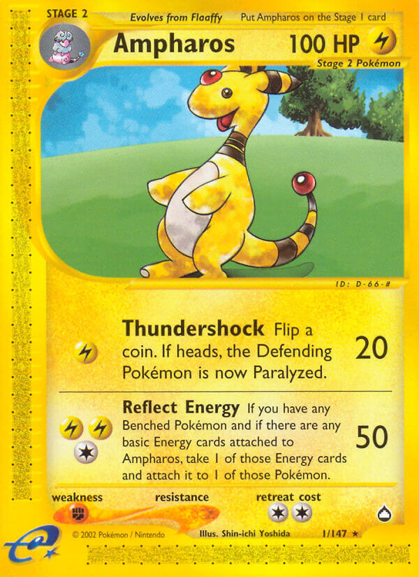 Ampharos - Aquapolis (Rare) [1] Kortspil