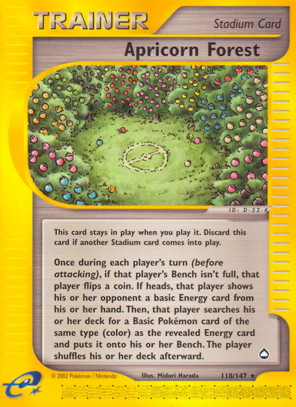 Apricorn Forest⁣ - Aquapolis⁣ (Rare)⁣ [118] English / Near Mint / Normal