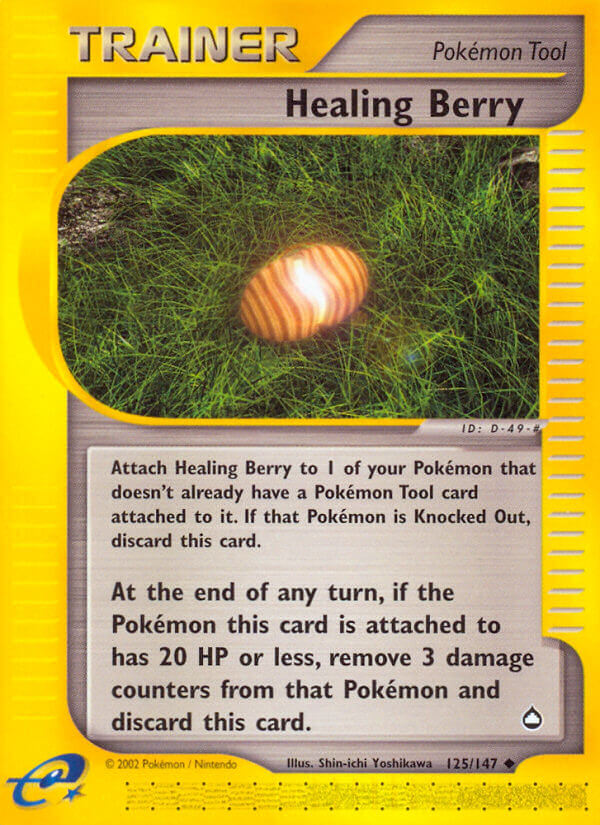 Healing Berry⁣ - Aquapolis⁣ (Uncommon)⁣ [125] English / Poor / Normal