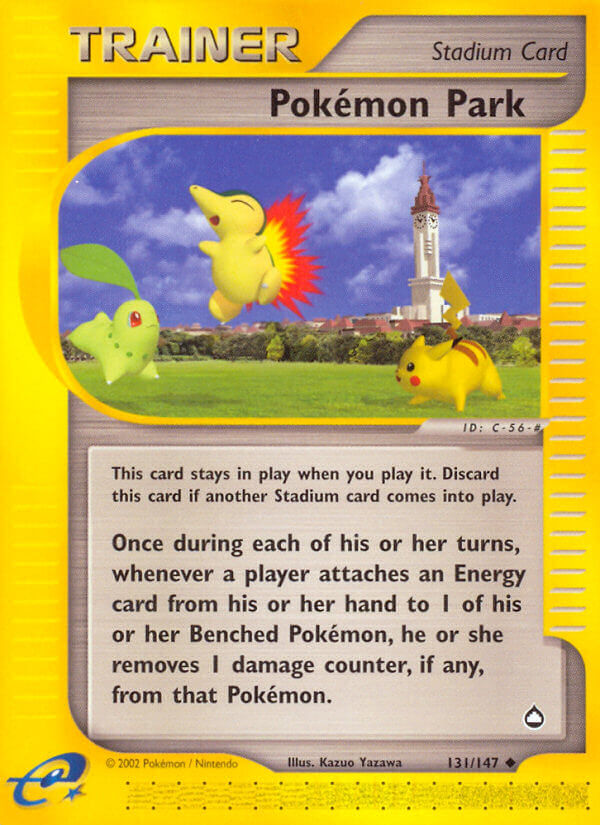 Pokémon Park⁣ - Aquapolis⁣ (Uncommon)⁣ [131] English / Played / Reverse-Holo Normal