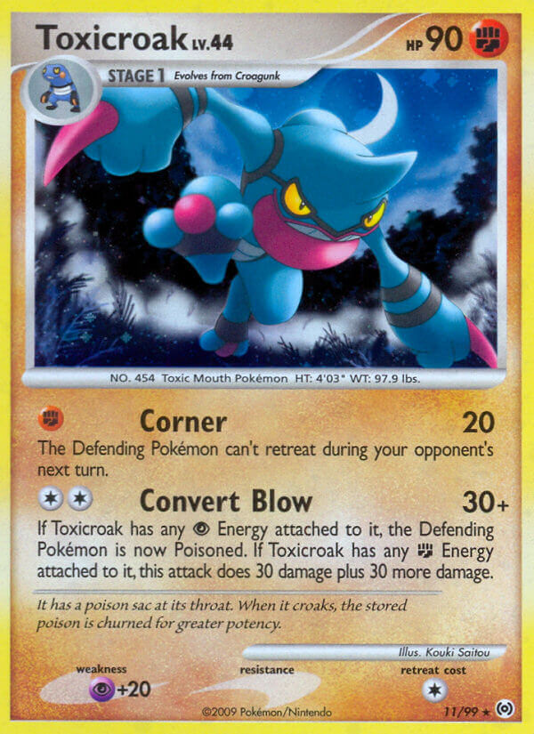 Toxicroak Lv.44 - Arceus (Holo Rare) [AR-11] English / Near Mint / Normal