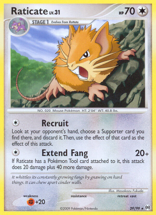 Raticate Lv.31 - Arceus (Rare) [AR-29] English / Near Mint / Normal