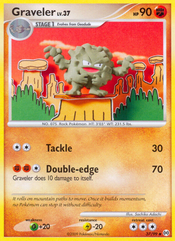 Graveler Lv.37 - Arceus (Uncommon) [AR-37] English / Near Mint / Normal