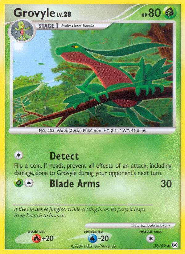 Grovyle Lv.28 - Arceus (Uncommon) [AR-38] English / Near Mint / Normal