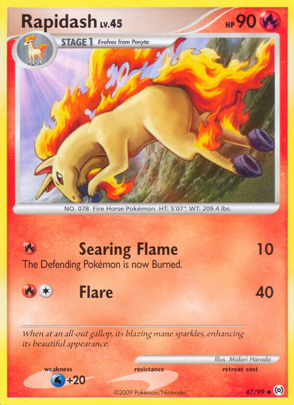 Rapidash Lv.45 - Arceus (Uncommon) [AR-47] English / Near Mint / Normal