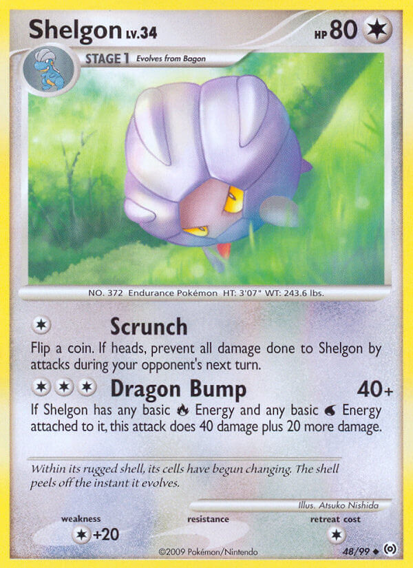 Shelgon Lv.34 - Arceus (Uncommon) [AR-48] English / Near Mint / Normal