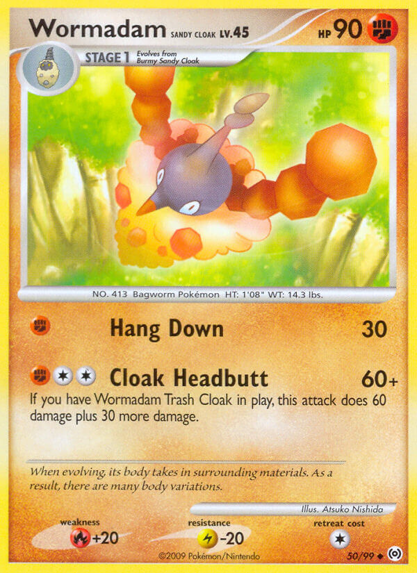 Wormadam Sandy Cloak Lv.45 - Arceus (Uncommon) [AR-50] English / Near Mint / Normal
