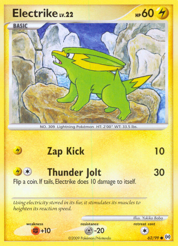 Electrike Lv.22 - Arceus (Common) [AR-62] English / Near Mint / Normal