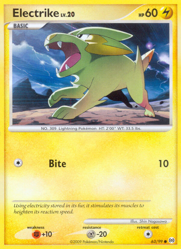 Electrike Lv.20 - Arceus (Common) [AR-63] English / Near Mint / Normal