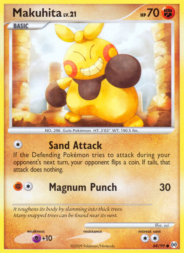 Makuhita Lv.21 - Arceus (Common) [AR-68] English / Near Mint / Normal