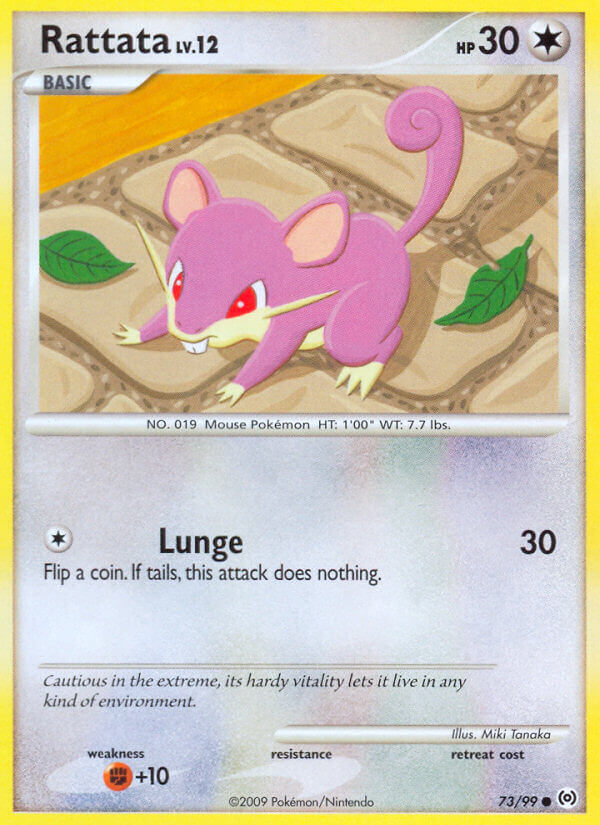 Rattata Lv.12 - Arceus (Common) [AR-73] English / Near Mint / Normal