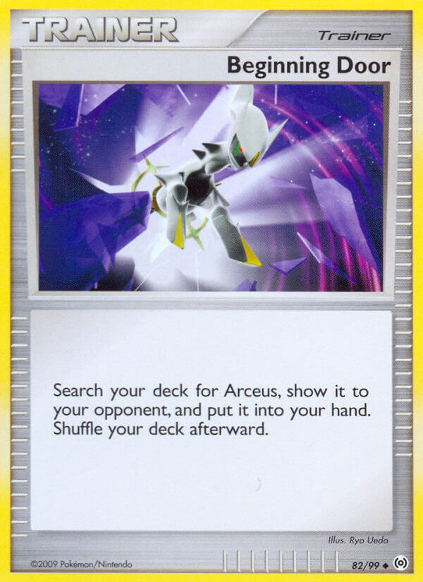 Beginning Door - Arceus (Uncommon) [AR-82] English / Near Mint / Normal