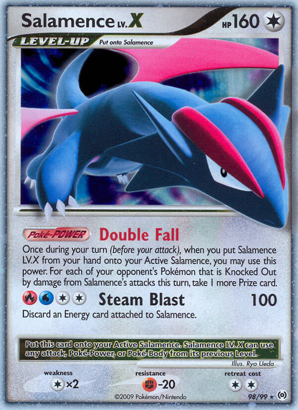 Salamence LV.X - Arceus (Ultra Rare) [AR-98] English / Near Mint / Normal