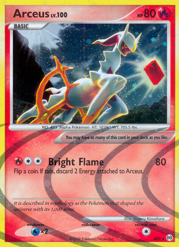 Arceus Lv.100 - Arceus (Holo Rare) [AR-AR3] English / Near Mint / Normal