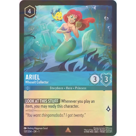 Ariel - Whoseit Collector - Foil (Rare) - 137/204 - Disney