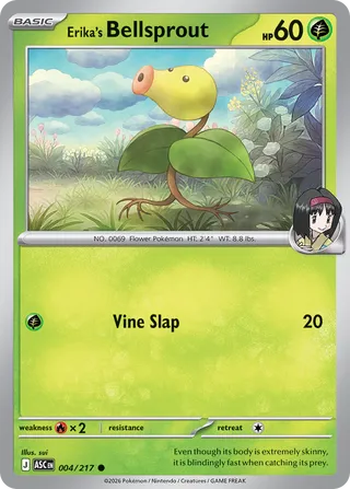 Erika's Bellsprout - Ascended Heroes (Common) [ASC-004] English / Near Mint / Normal